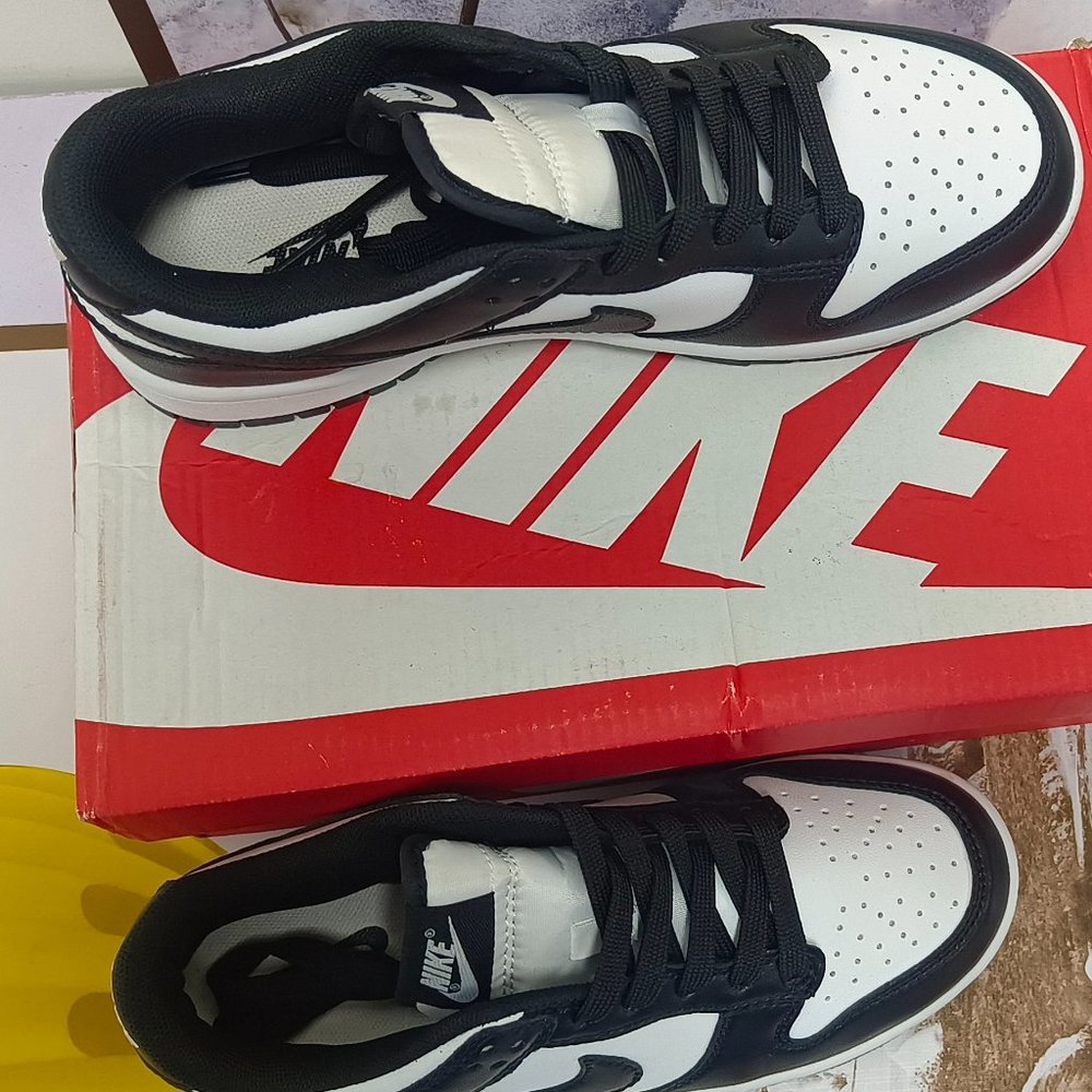 Nike Panda women casual black and white sneakers